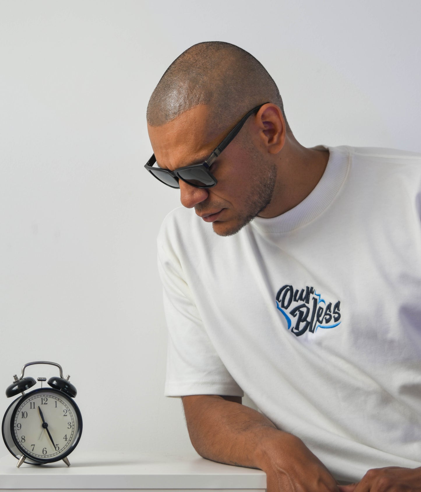 CHRONOS Oversized Tee Blanco