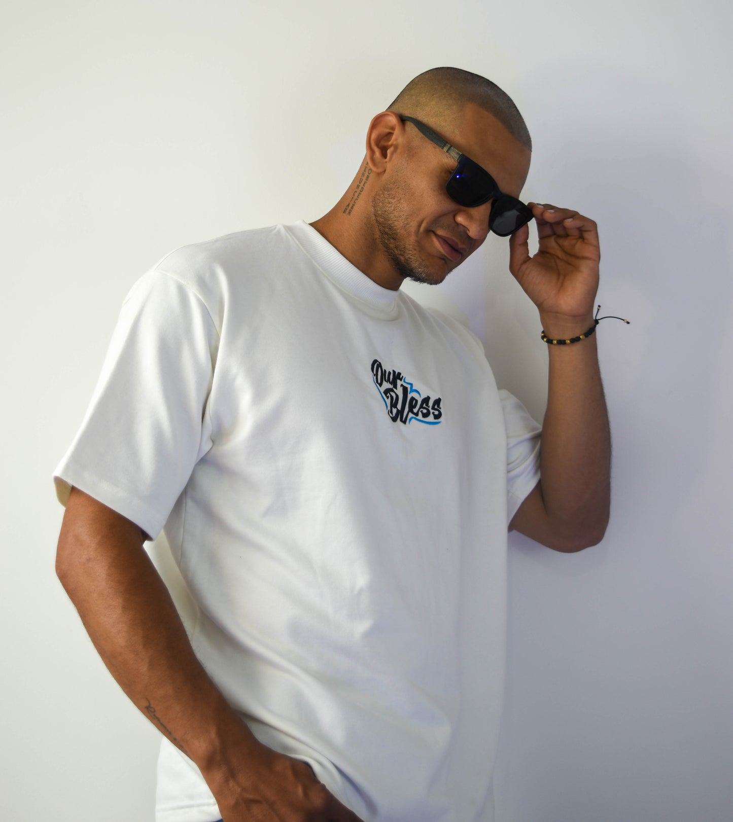 CHRONOS Oversized Tee Blanco
