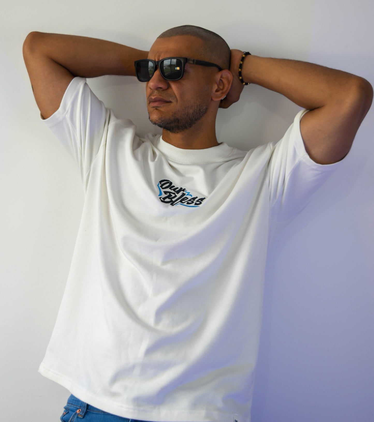 CHRONOS Oversized Tee Blanco