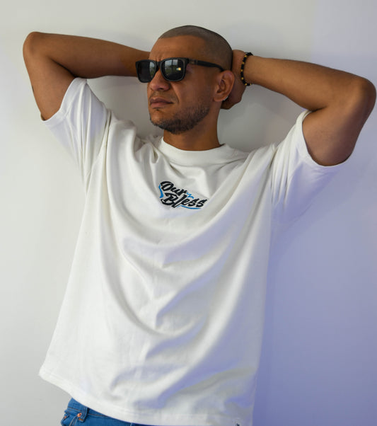CHRONOS Oversized Tee Blanco