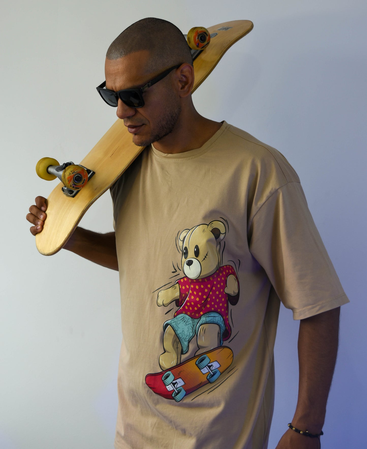 AURA Oversized Tee Café