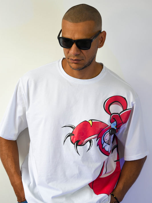 PHANTOM Oversized Tee Blanco