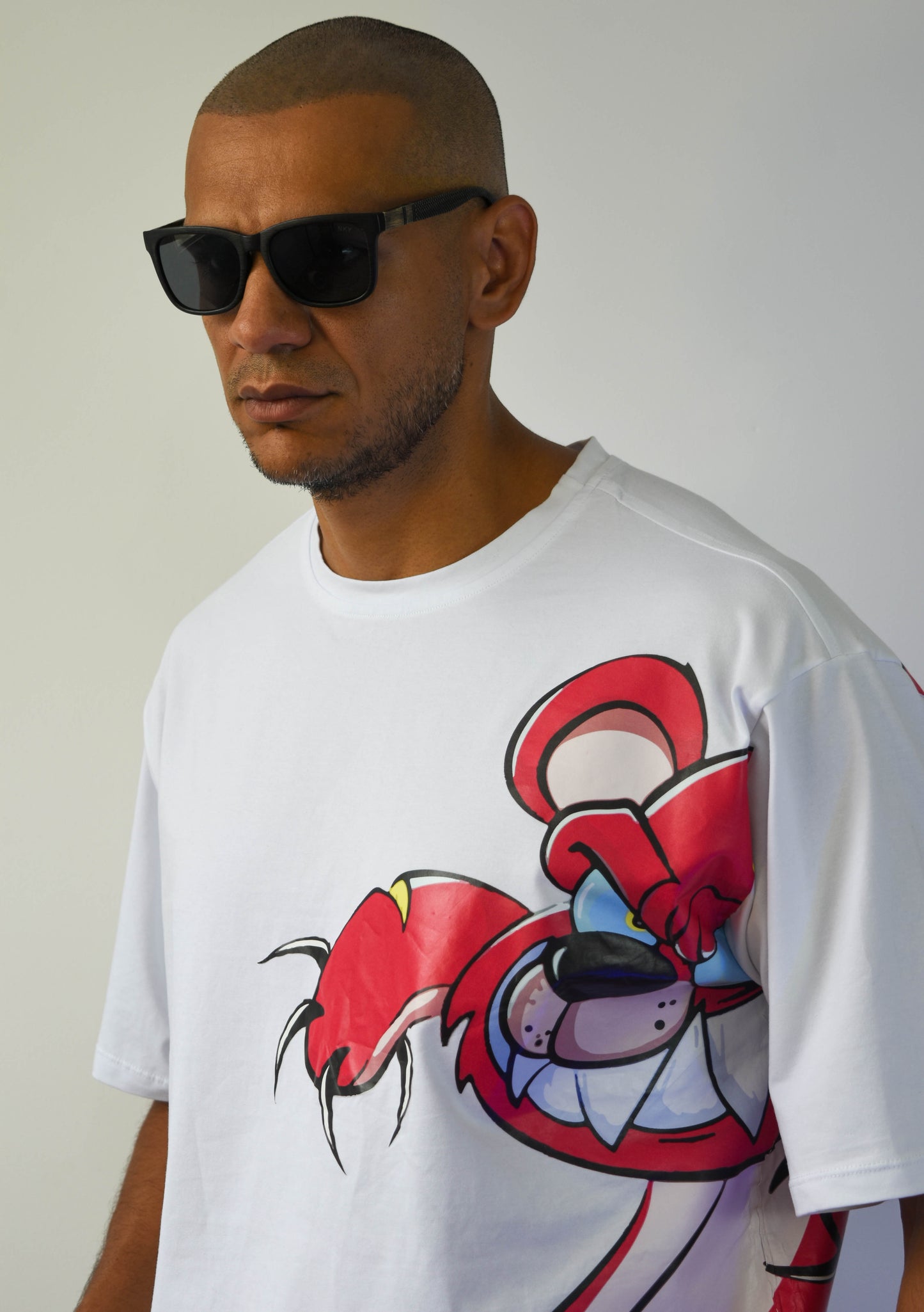 PHANTOM Oversized Tee Blanco
