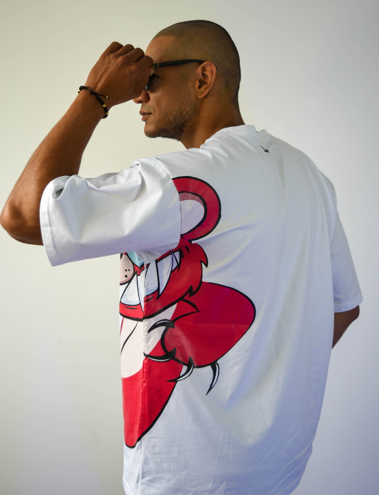 PHANTOM Oversized Tee Blanco