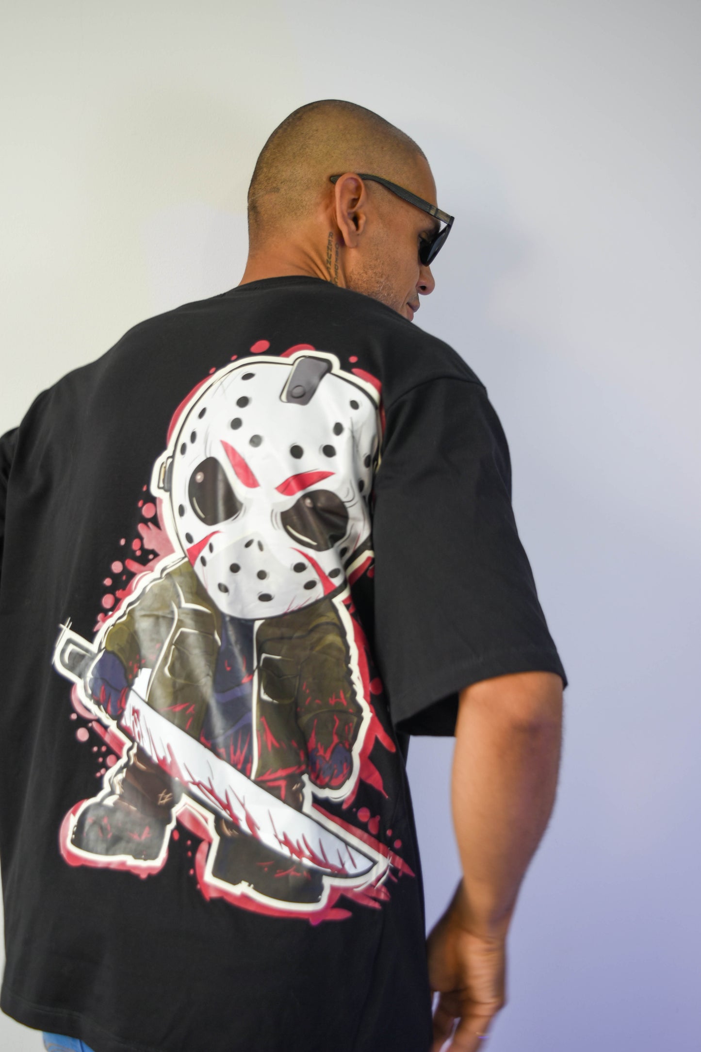 VORTEX Oversized Tee Negro