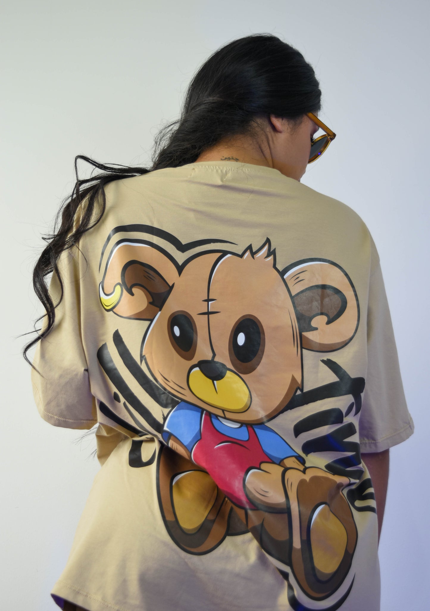 VALOR Oversized Tee Café