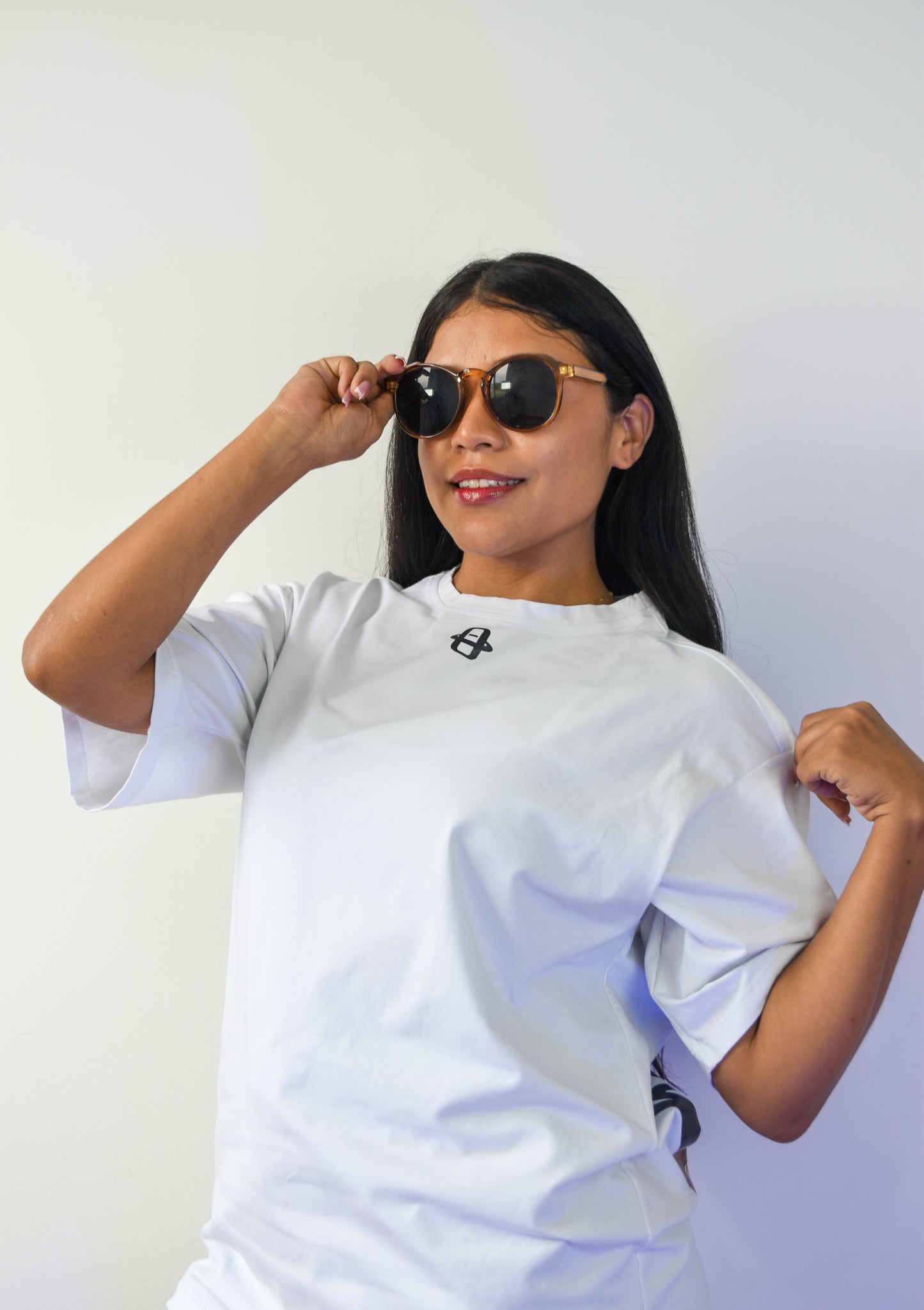 INFINITY Oversized Tee Blanco