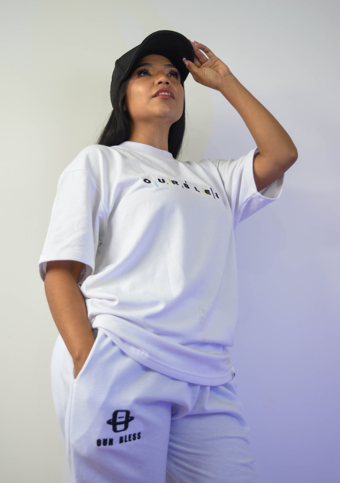 AURA Oversized Tee Blanco