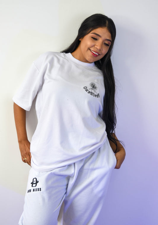 MONARCH Oversized Tee Blanco